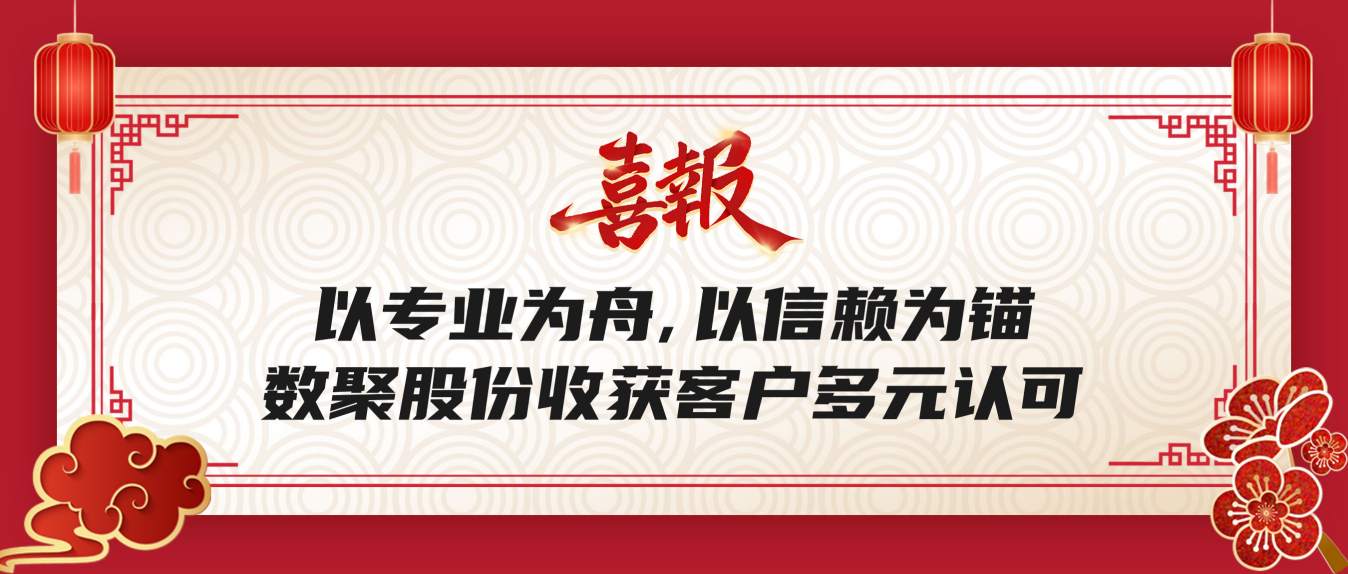 再获殊荣 | 以专业为舟，以信赖为锚-数聚股份收获客户多元认可